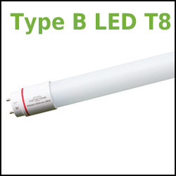 Keystone Type B LED T8 DirectDrive