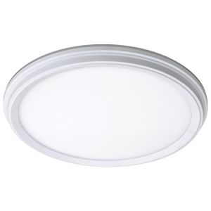 ETI 56572113 11" Snap-Fit LowPro White Deco LED Flushmount 14W CCT Select w/ Nightlight