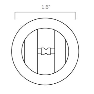 Keystone KT-SOCKET-RDC-SPR-SIGN-1 Plunger R17D HO Socket Male End