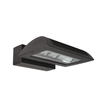Above All Lighting V-Line LED Wallpack Fixture w/ Emergency Backup & Motion Sensor