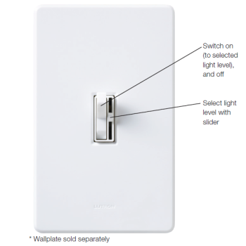 Lutron Ariadni AYCL-153P - 120V 3-Way Single Pole Dimmer