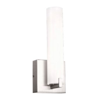 ASL Lighting BCRMB11 9W 30K/35K/40K LED Wall Sconce Satin Nickel Non-Dim