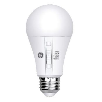 GE 93313531 LED6DA19/9SC/E Dimmable 6W 90CRI SpectraChoice LED A19 2700K-5000K Case/24