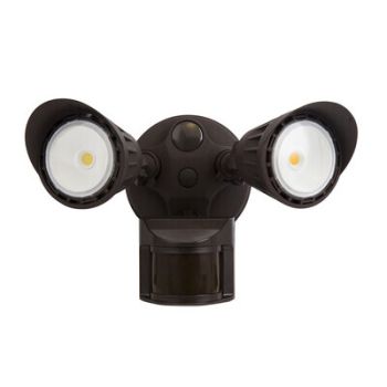 Eiko 10636 OWL2-20/20W/850-U-S18-BZ NightOWL LED Security Light 5000K Bronze