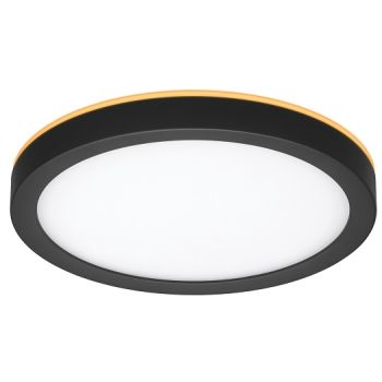 ETI 56568115 7.5" Twist-Fit Ceiling Light Integrated Nightlight 12W Black Finish