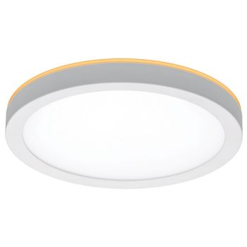 ETI 56568114 7.5" Snap-Fit Ceiling Light Integrated Nightlight 12W White Finish