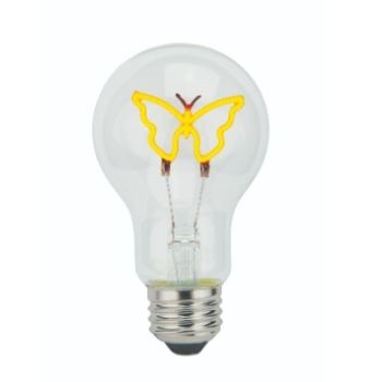 TCP FSA19BUTTERFLYBD LED A19 Filament Butterfly Shape Base-Down 120V