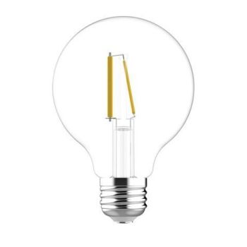 GE 93311963 LED4DFG25-C/927 Dimmable 4W 90CRI Clear LED G25 2700K Case/12