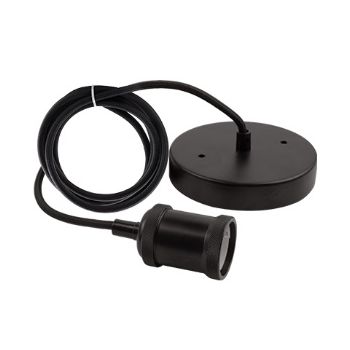 Green Creative DECO/ACC/CD/B 37107 4' Black Pendant Light Kit E26