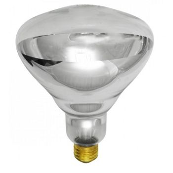 375R40/CL Teflon 375W BR40 Incandescent Clear Flood Reflector