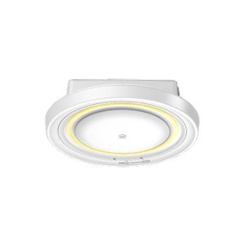 Keystone KT-CLED40PS-S2-OSH-8CSB-VDIM-W 9" Round White LED Canopy OpticSwap 40W/30W/20W 3000K-5000K