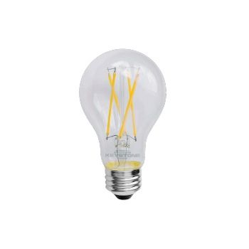 Keystone KT-LED8FA19-E26-950-C 8W Clear LED A19 Filament 5000K 90 CRI