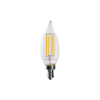 Keystone KT-LED4.5FCA11-E12-927-C E12 LED Bent Tip CA11 Clear Filament 2700K 90 CRI