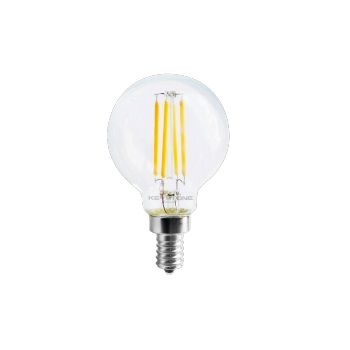 Keystone KT-LED4.5FG16-E12-927-C 4.5W Clear LED G16 Filament 2700K 90 CRI