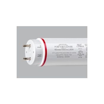 Keystone KT-LED12T8-36GC-850-D-VDIM 3' 12W 0-10V Dimmable LED T8 5000K