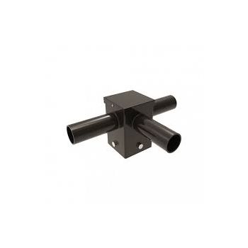 Keystone KT-PMTT-4SQ-T90 Pole Mount Triple Tenon 2-3/8" Top Mount Horizontal 90° 4" Square Pole