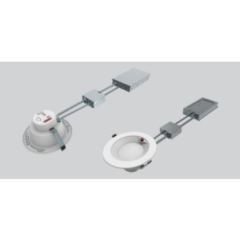 Keystone KT-RDLED24PS-6A-9CSF-VDIM-EM4 6" AdvantaEMRG LED Downlight 27K-5K w/ Built-In EM Backup