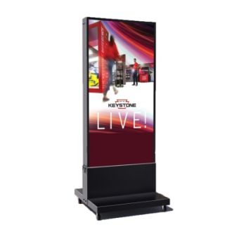Keystone KT-SCLED100-24A-DS-865-B Pre-Fabricated Portable Double-Sided LED Sign Cabinet