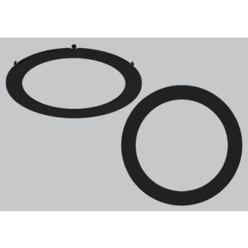 Keystone KT-WDLED-4A-MB-TRIM 4" Matte Black Trim for 4" Slim Wafer Downlight