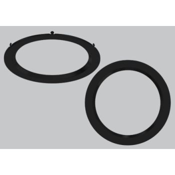 Keystone KT-WDLED-8B-MB-TRIM 8" Matte Black Trim for 8" Recessed Wafer