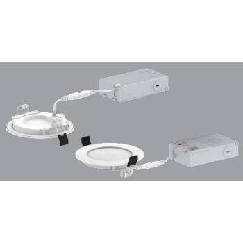 Keystone KT-WDLED10.5PS-4A-9CSF-VDIM Circa 4" Slim Wafer Power/Color Select Downlight