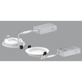 Keystone KT-WDLED10.5PS-4B-9CSF-VDIM Circa 4" Recessed Wafer LED Downlight 27K-5K