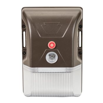 Keystone KT-WPLED20-S1-8CSB-VDIM-EM4 20W Color Select Bronze LED Wallpack w/ Emergency Backup