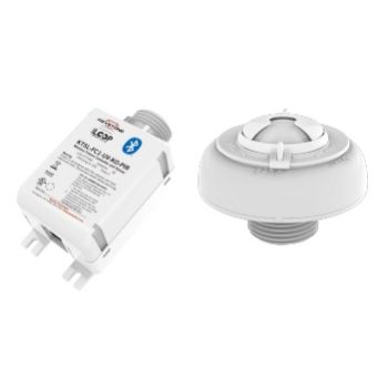 Keystone KTSL-FC1-UV-KO-PIR Bluetooth Mesh Wireless Fixture Controller with Remote Mount Daylight/PIR Motion Sensor