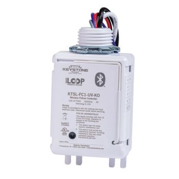 Keystone KTSL-FC1-UV-KO Bluetooth Mesh Wireless Fixture Load Controller for SmartLoop System