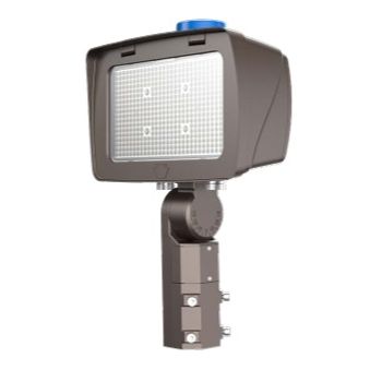 Keystone KT-FLED140PSHV-R4-OSF-UNV-8CSB-VDIM 140W CCT Power Select Optic Swap 277-480V LED Flood