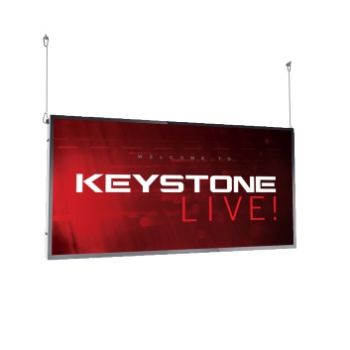 Keystone KT-SCLED100-24A-DS-865-B Pre-Fabricated Portable Double-Sided LED Sign Cabinet
