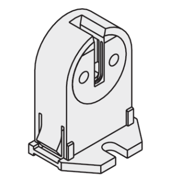 Keystone KT-SOCKET-T5-S Non-shunted T5 Socket G5 Base Miniature Bi-pin Socket