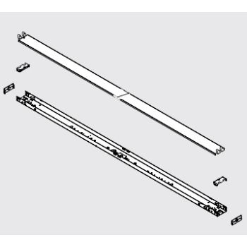 Keystone KT-DDSLEDR17D-8-2L 8' 2-Lamp R17D HO Type B Strip Fixture