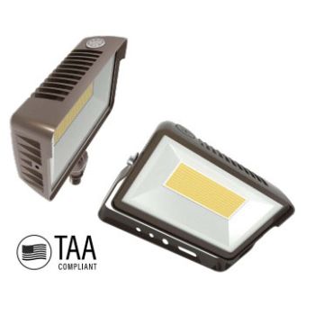 Keystone KT-FLED60-R1A-UNV-8CSB-VDIM /TAA 60W CCT LED Flood Light Made in Mexico