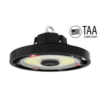 Keystone KT-RHLED150PS-12C-8CSB-VDIM-P /TAA Round UFO LED Highbay 150W Power/Color-Select Mexico Made
