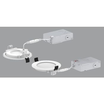 Keystone KT-WDLED13-6A-9CSF-FDIM Circa 6" Slim Wafer LED Downlight 120V Color Select Downlight