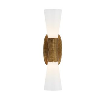 Visual Comfort & Co. KW 2047G-WG Utopia Small Double Bath Sconce Gild Finish
