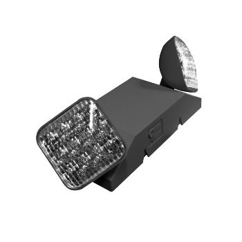 TCP LEDWELB Black LED Emergency Light 2-Head 120-277V