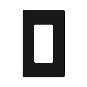 Lutron CW-1-BL Black Wallplate Gloss Finish Single-Gang