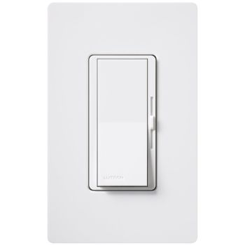 Lutron Diva DVELV-300P 300W 0-10 Low Voltage Single-Pole Dimmer - 1/Ea