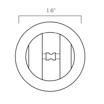 Keystone KT-SOCKET-RDC-SPR-SIGN-1 Plunger R17D HO Socket Male End