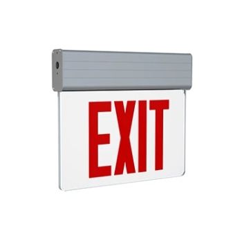RAB EXITEDGE-1/E Edge-Lit LED Exit Sign Title20 Single-Face Panel