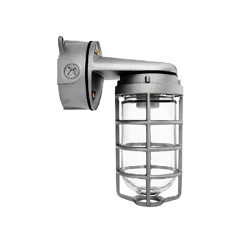 RAB Lighting VXBR100DGW Jelly Jar Fixture Wall Bracket plus J-Box