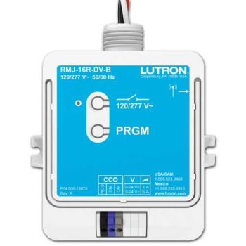 Lutron PowPak RMJS-16R-DV-B Wireless Relay Module Softswitch 120-277V