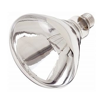 Satco S4999 250BR40/1/CL Heat Incandescent Flood R40 Lamp