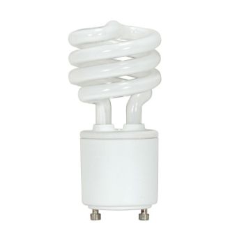 Satco S8203 13T2/GU24/2700K/120V/1PK 13W CFL Spiral GU24 Base 120V Case/12