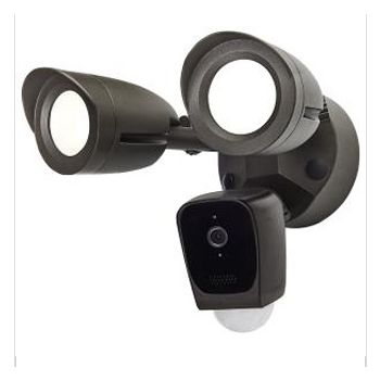 Satco Starfish 65-902 Brown Bullet Flood Outdoor Smart Security Camera