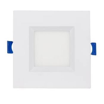 Satco S11565 4" Starfish RGBW Smart Slimfit Square LED Downlight Smooth Baffle 120V