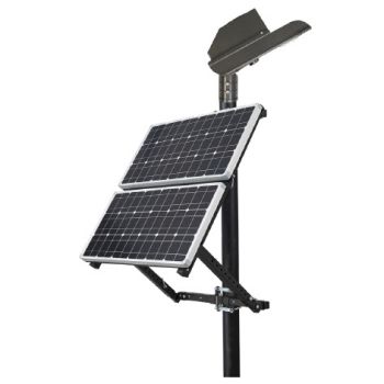 Light Efficient Design Solera SL-SAL-HYB-50W-40K-SF-BK-G1 Hybrid Solar 50W LED Area Light