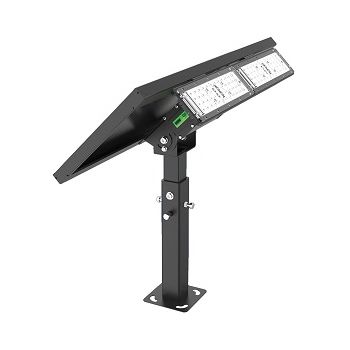 Light Efficient Design Solera Solar LED Flood SL-SFL-20W-40K-BK-G2 20W 4000K